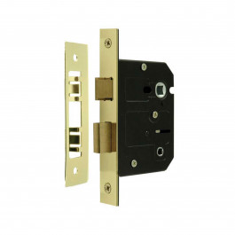 JL152EB - Contract Bathroom Lock Jedo Range 63mm Electro Brass Plate 