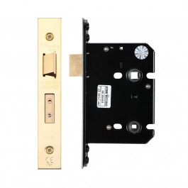 Architectural Bathroom Lock Zoo 79.5mm PVD Stainless Brass - ZUKB76PVD