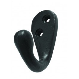 JAB78 - Single Robe Hook 55mm - Black Antique