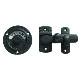 JAB80 - Bathroom Indicator Bolt 70mm - Black Antique