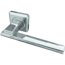 Seros Designer Lever on Rose Jedo Door Handle-Polished Chrome-JV3001PC