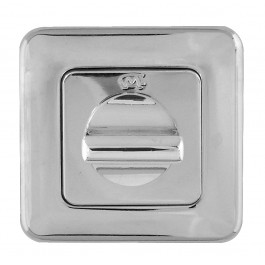 Mariani Square Bathroom Turn & Release - Polished Chrome