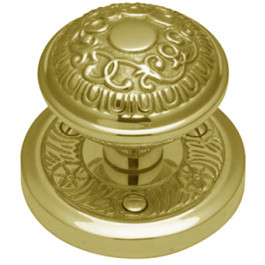 AYD1324-PB Heritage Brass Aydon Sprung Mortice Knob