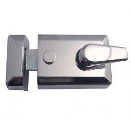 JL5021PC Yale type Front Door Standard Night Latch 60mm Backset Polished Chrome 