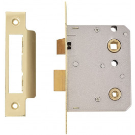 Keysafe Contract Bathroom Lock 3"  76mm Brass 