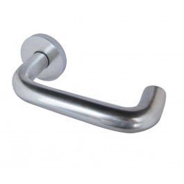 19mm Aluminium Round Bar Lever On Rose 