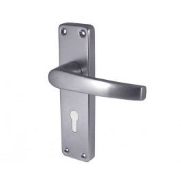 Aluminium Contract Lever Door handle On Backplate 