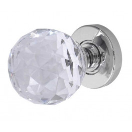 JH5255 Faceted Glass Sprung Mortice Knob Furniture Jedo