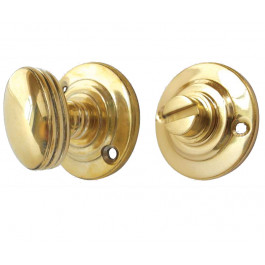 JV2680-PB Turn & Release Fluted-Ringed-Lined Jedo Polished Brass