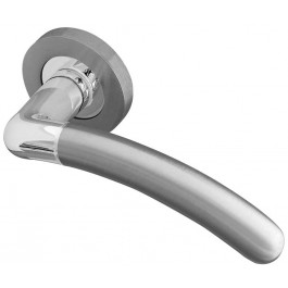 Inoxia Reguitti Designer Lever Rose Door Handle-JV495PCSC