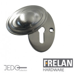 JV76 Covered Standard Profile Estcucheon , Satin Nickel, Polished Nickel or Antique Brass