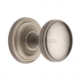 WHI6429-SN Heritage Brass Hampstead Sprung Concealed Mortice Knob