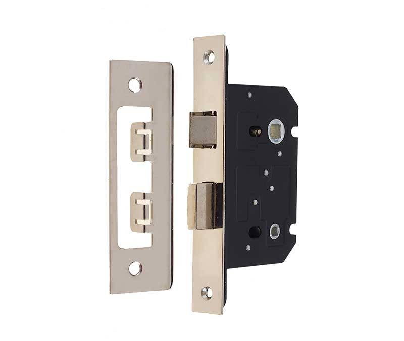 JL150NP - Contract Bathroom Lock Jedo Range 63mm Nickel Plate 