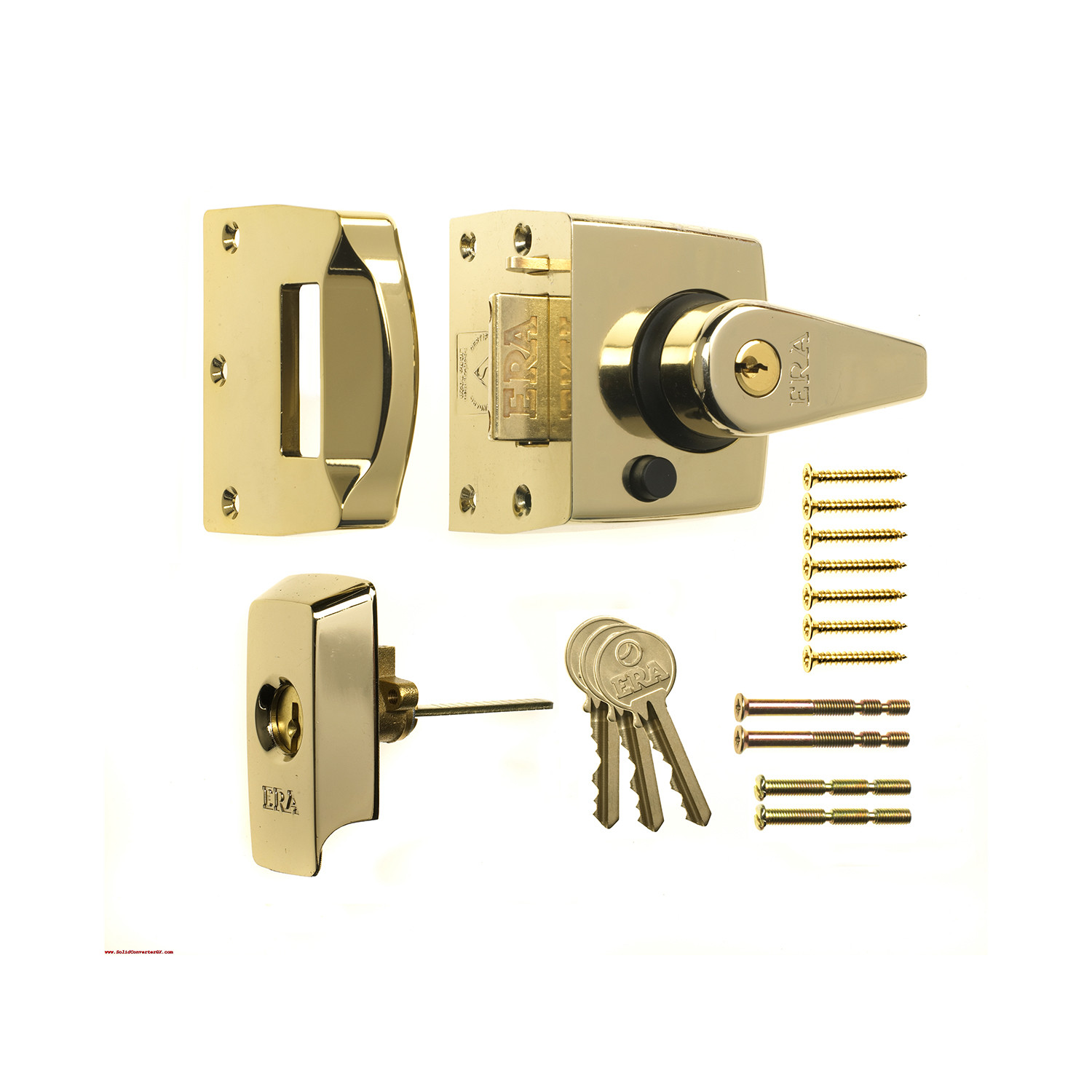 ERA 1930-31 BS High Security Nightlatch 60mm - Brass