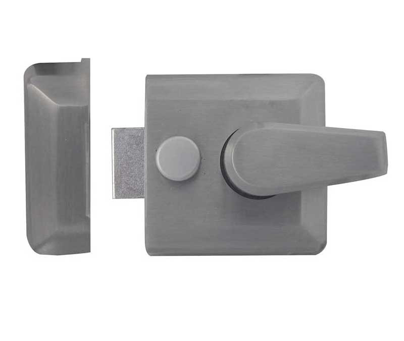 JL5031SC Yale type Front Door Narrow Style Night Latch 40mm Backset Satin Chrome 