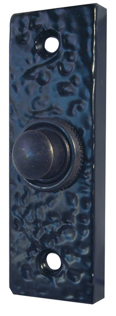 JAB118 - Rectangular Bell Push 76mm x 25mm - Black Antique