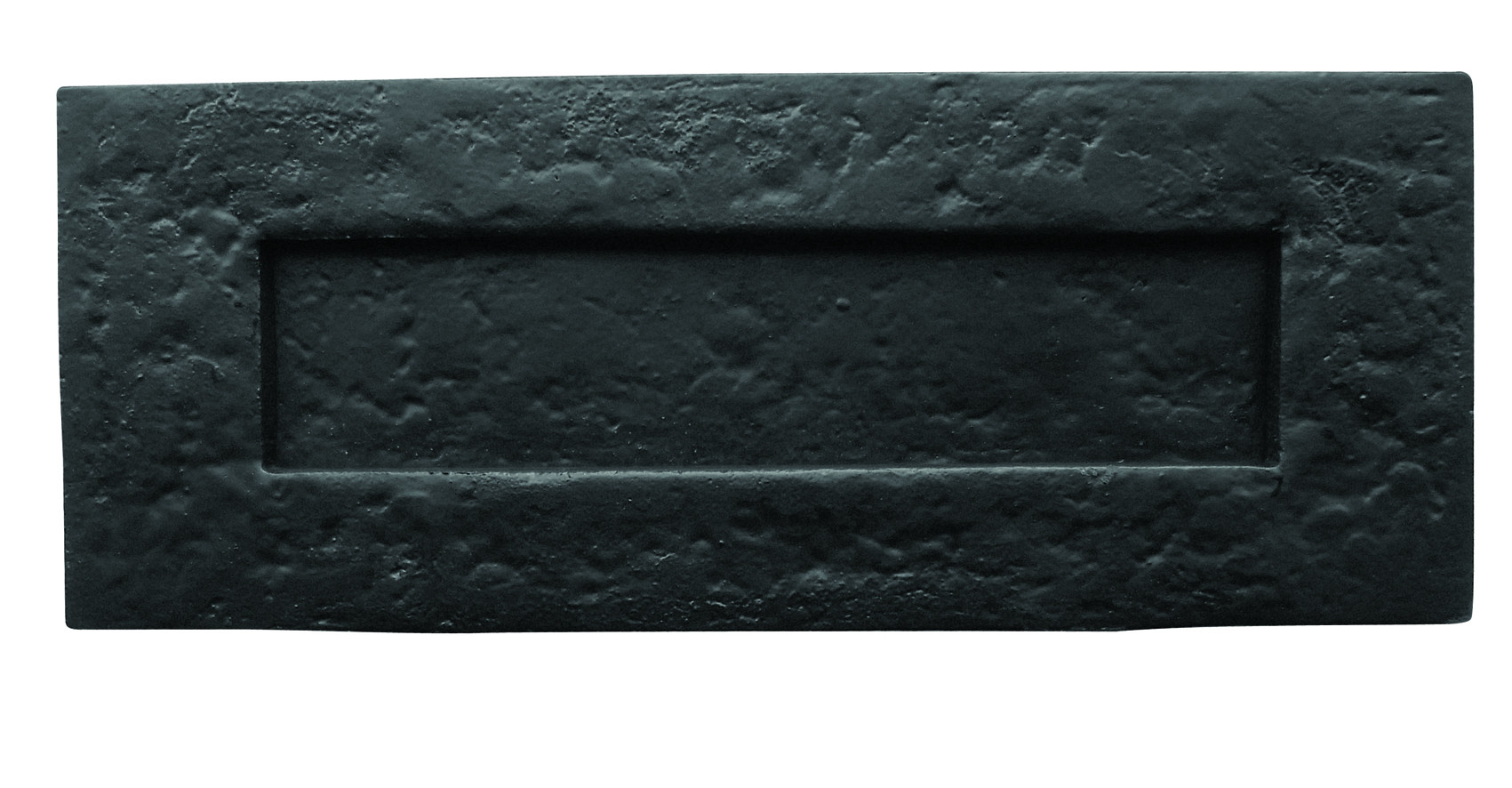 JAB12 - Traditional Plain Letterplate 270mm x 115mm - Black Antique