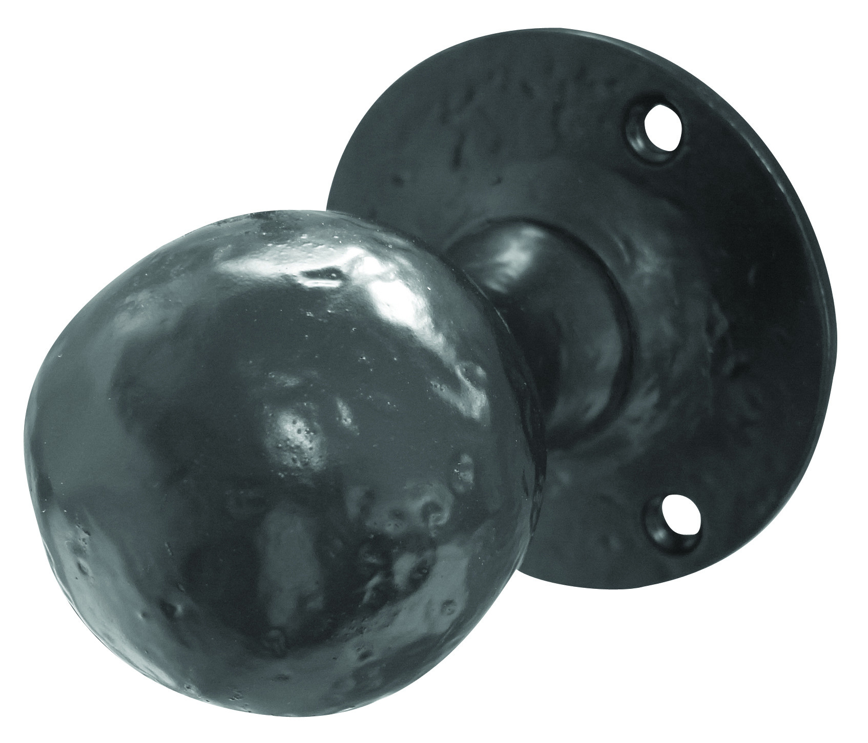 JAB5 - Ball Shaped Mortice Door Knob - Black Antique