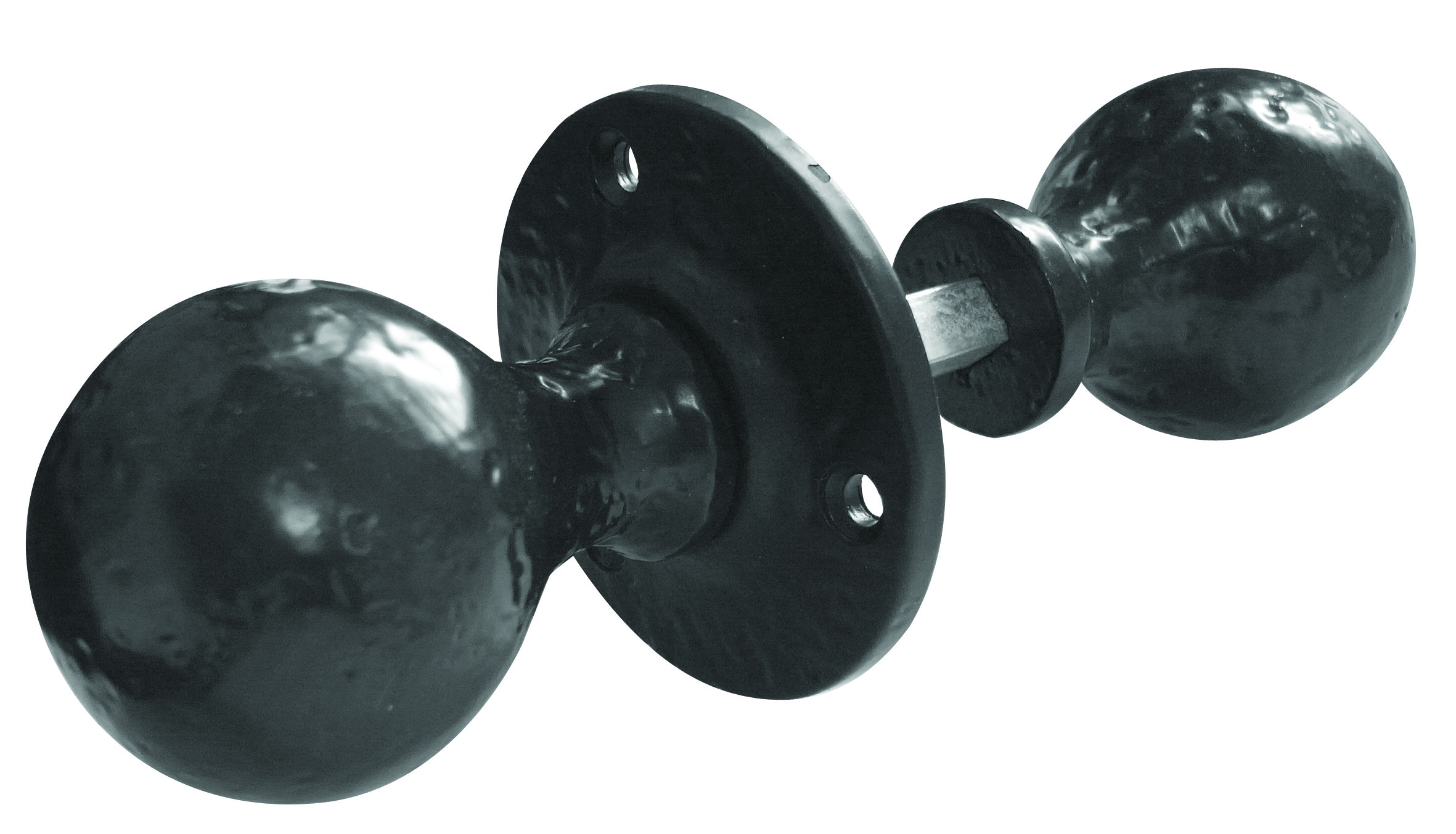 JAB5R - Ball Shaped Rim Knobs - Black Antique