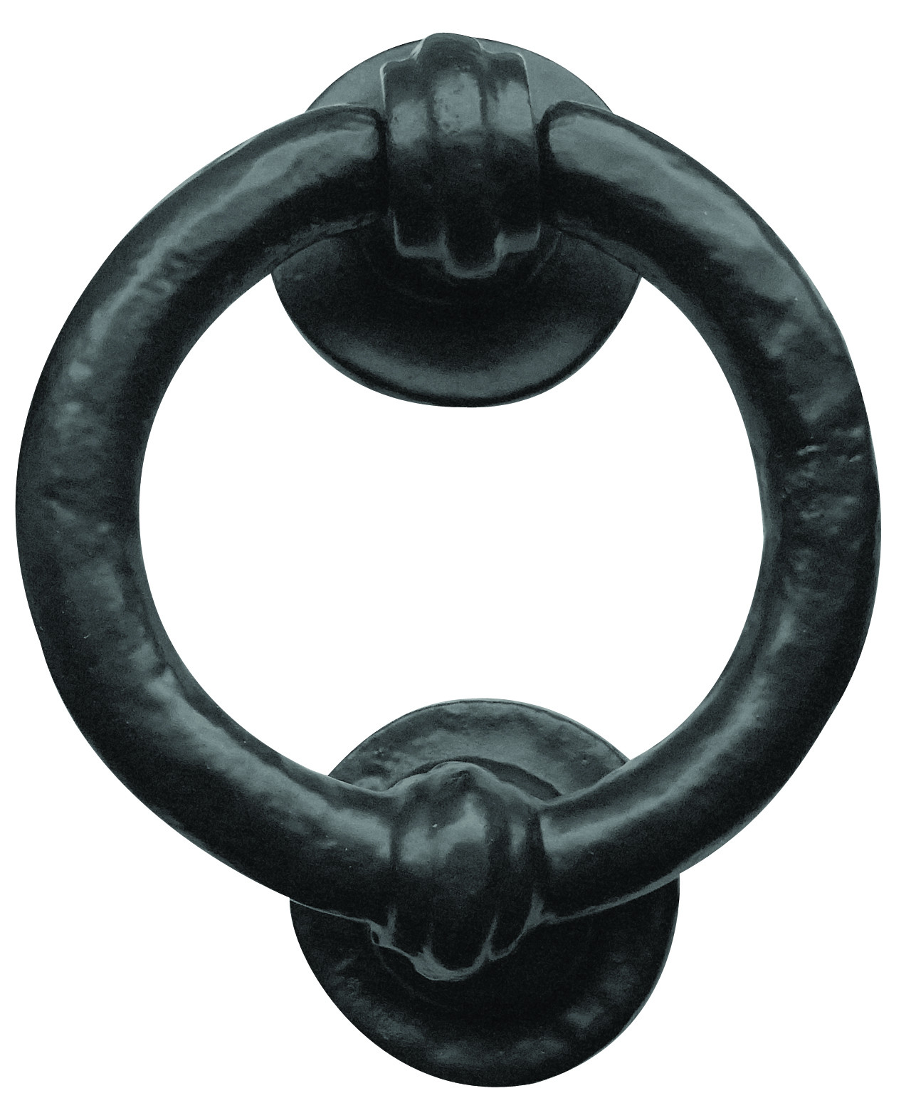 JAB7 - Ring Shaped Door Knocker 95mm - Black Antique