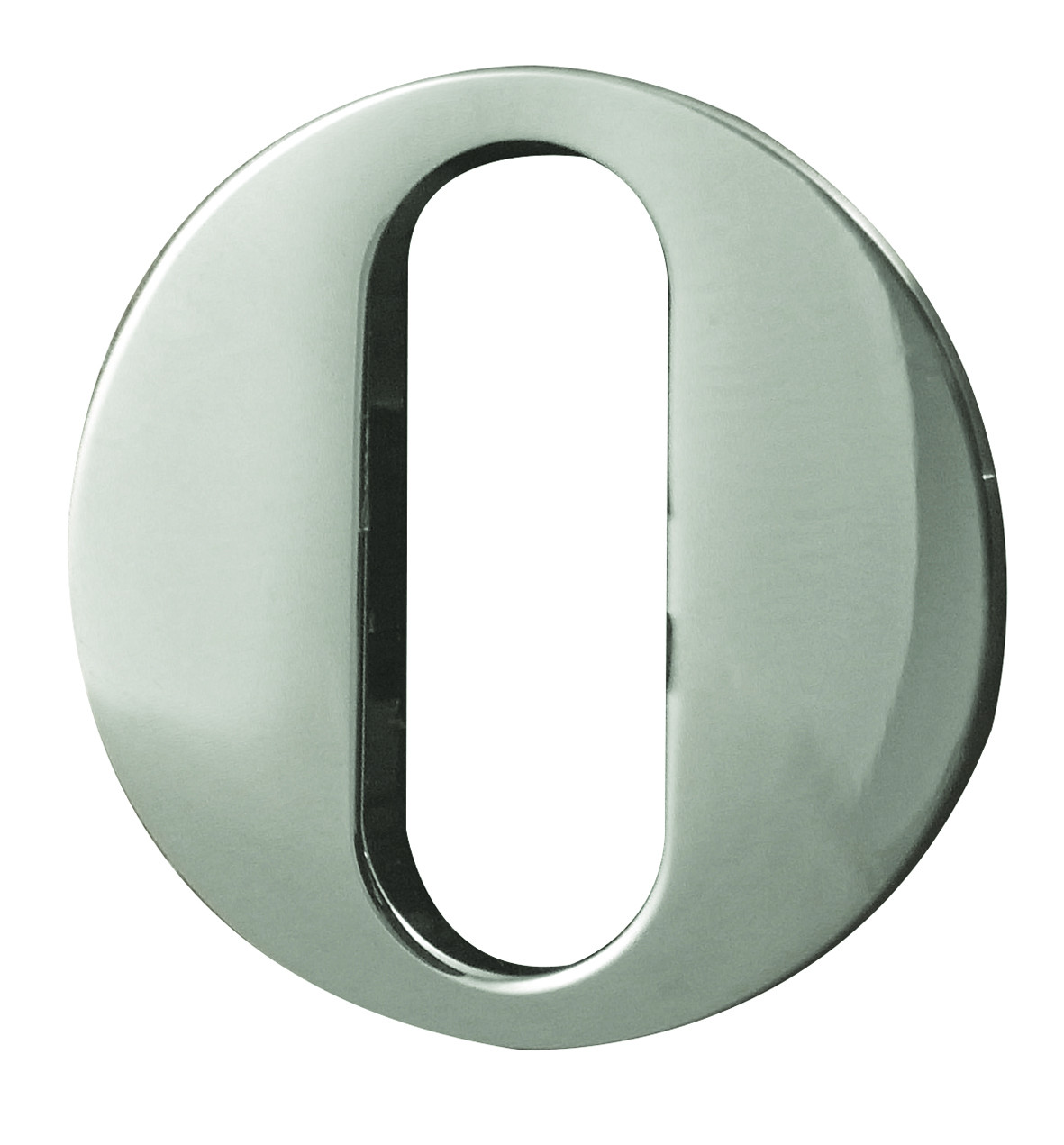 Reguitti Euro Profile Lever Keyhole Cover - Satin Chrome
