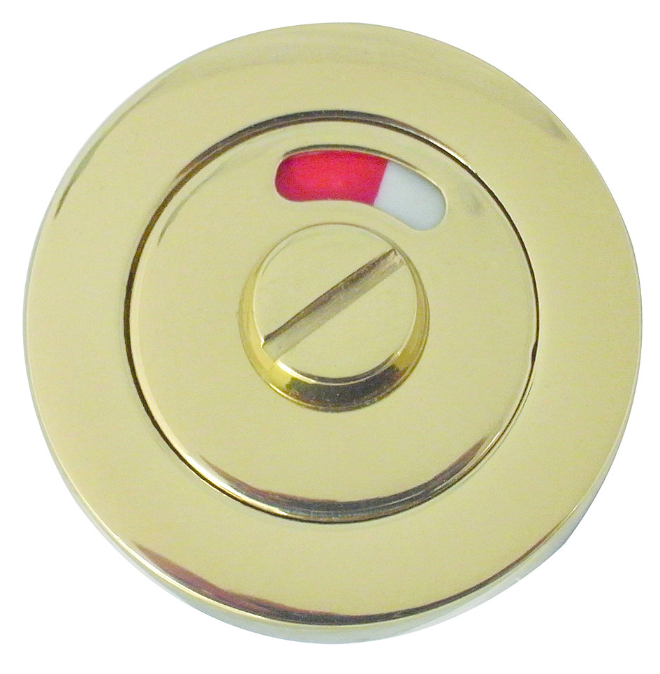 Jedo Disabled Turn & Release No Indicator - Polished Brass