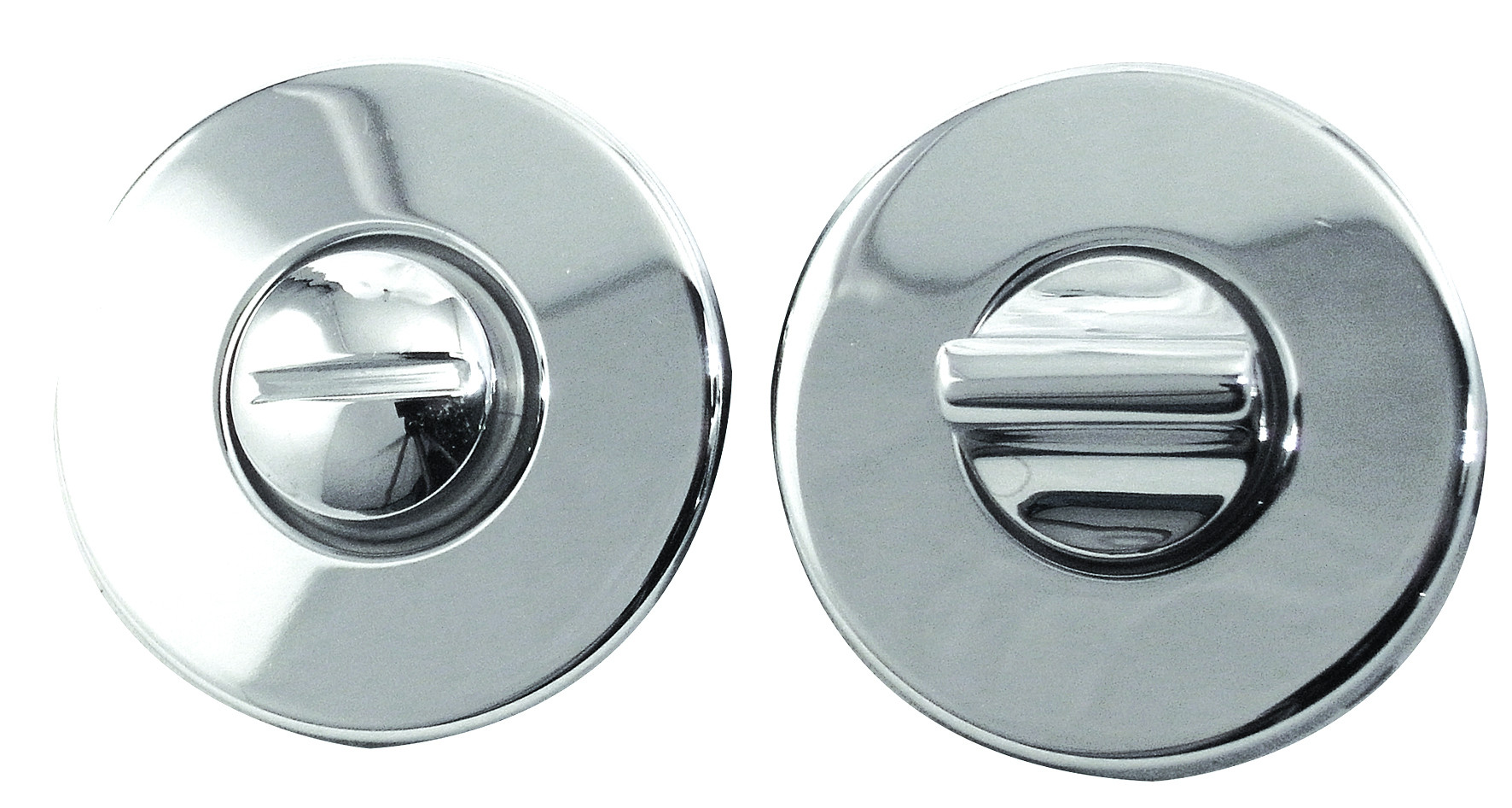 Mariani Square Standard Keyhole Cover - Standard Profile Polished Chrome