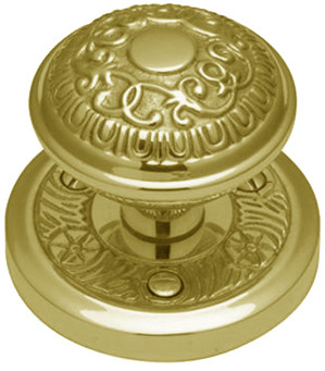 AYD1324-PB Heritage Brass Aydon Sprung Mortice Knob