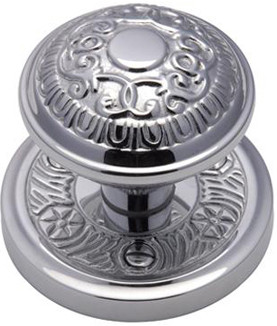 AYD1324-PC Heritage Brass Aydon Sprung Mortice Knob