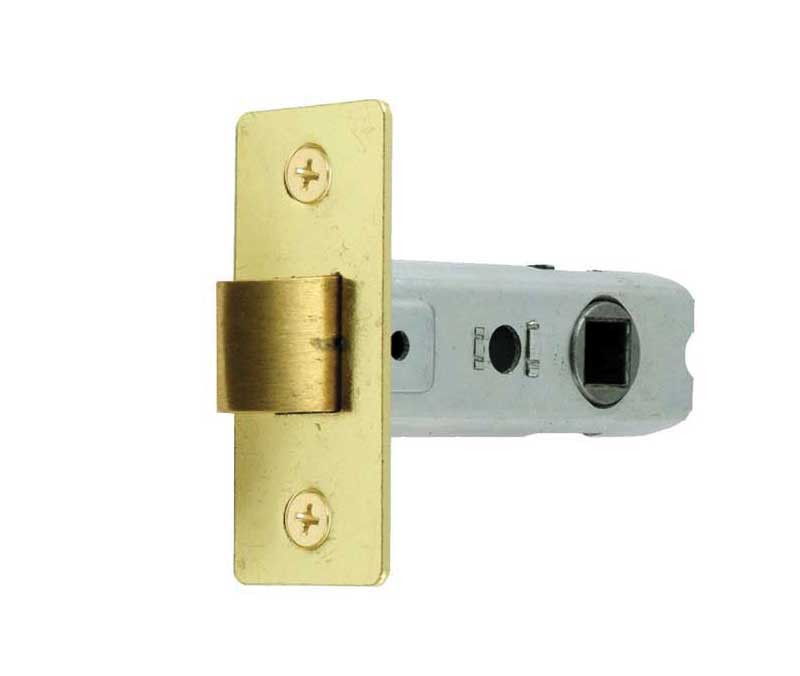 JL123EB Standard 3 Inch 76mm Tubular Latches (Bolt Through), Electro Brass - JL123EB