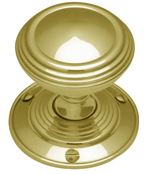 G00986-PB Heritage Brass Goodrich Sprung Mortice Knob