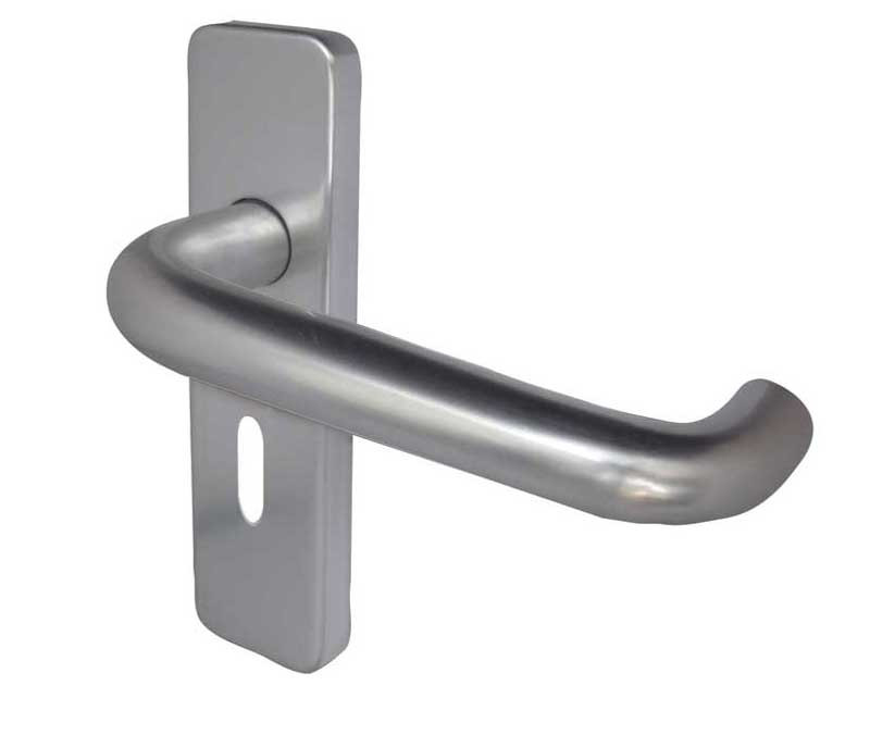 19mm Aluminium Round Bar Lever On Backplate 