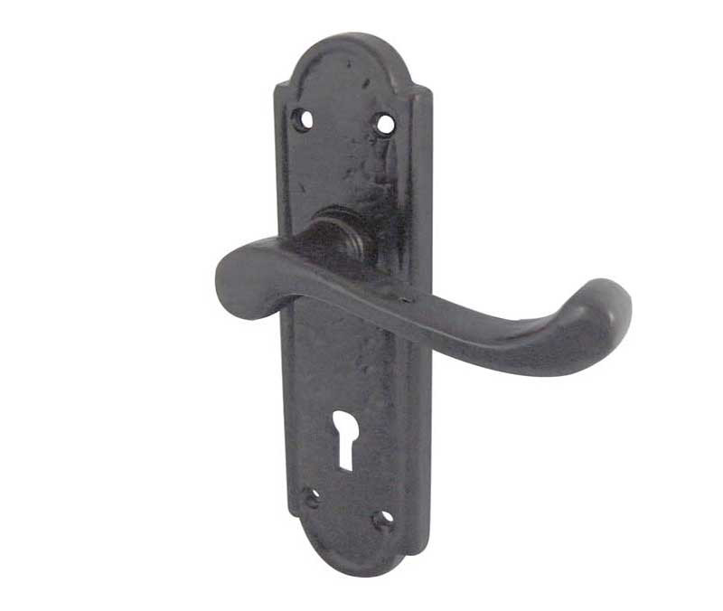JAB300 - Turnberry Door Handle - Black Antique Lockset