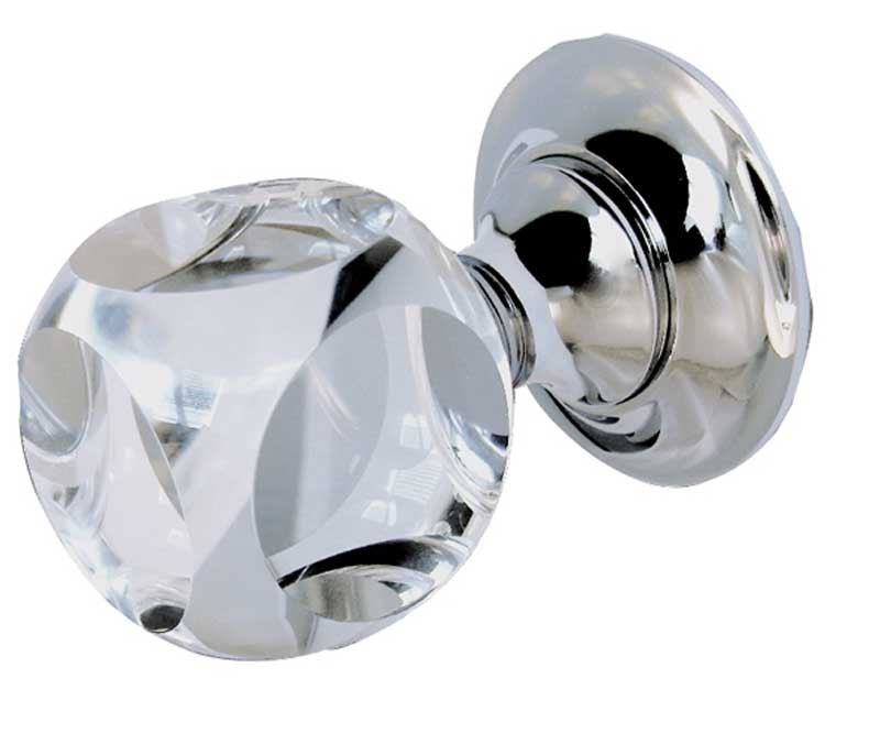 JH1160 Dice Glass Unsprung Mortice Knob Furniture Jedo