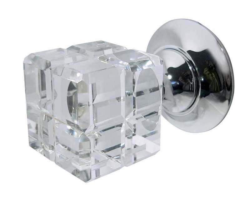 JH1180 Rubic Glass Unsprung Mortice Knob Furniture Jedo 
