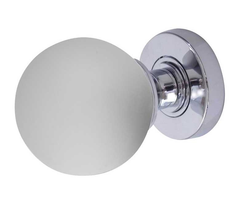 JH5204 Frosted Ball Glass Sprung Mortice Knob Furniture Jedo