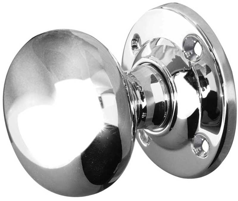 JV172APC 52mm Unsprung Mushroom Mortice Knobs