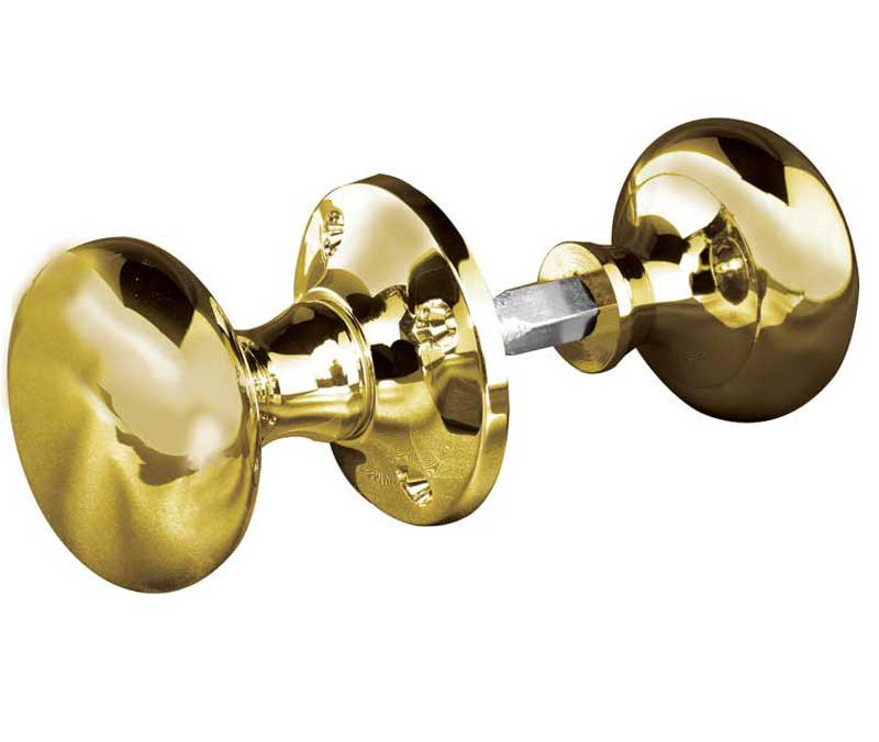 JV176A-PB Mushrom Rim Knob Furniture Jedo Polished Brass