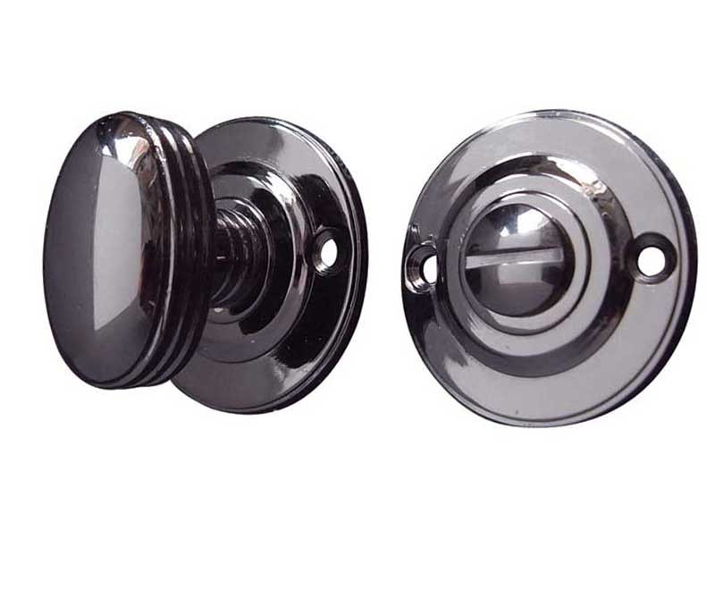 JV2680-PBN Turn & Release Fluted-Ringed-Lined Jedo Polished Black Nickel