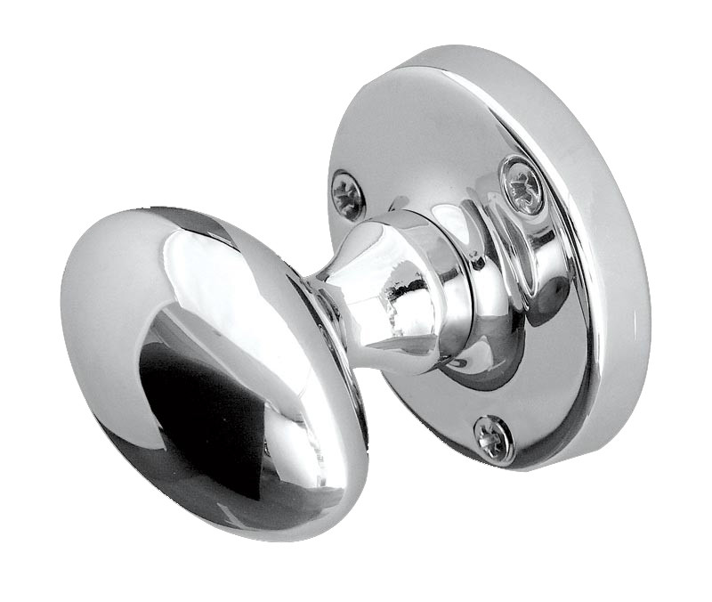 JV34PC-IT Italian Oval Sprung Mortice Knob