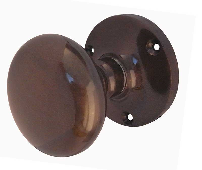 JV35BAB Contract 52mm Sprung Mushroom Mortice Knob