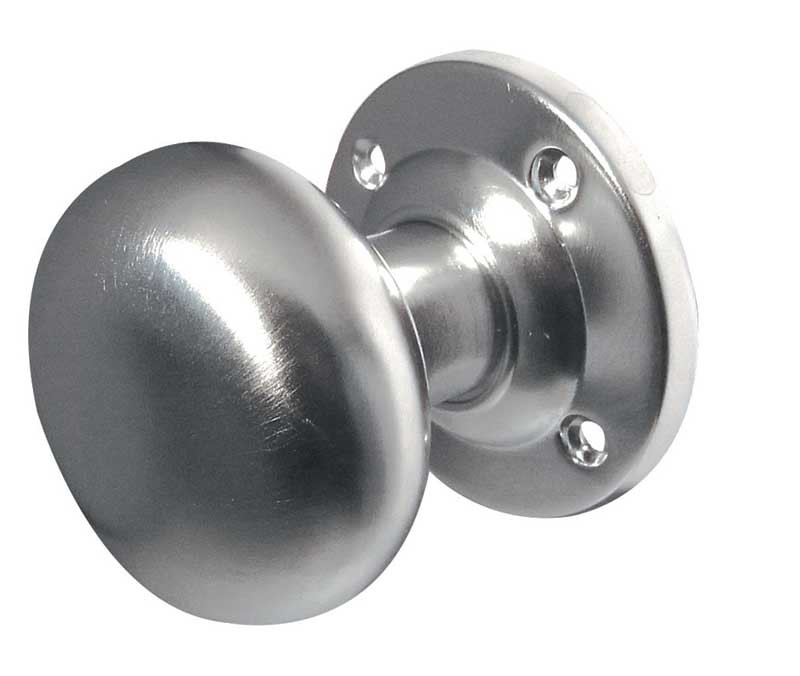 JV35BSC Contract 52mm Sprung Mushroom Mortice Knob