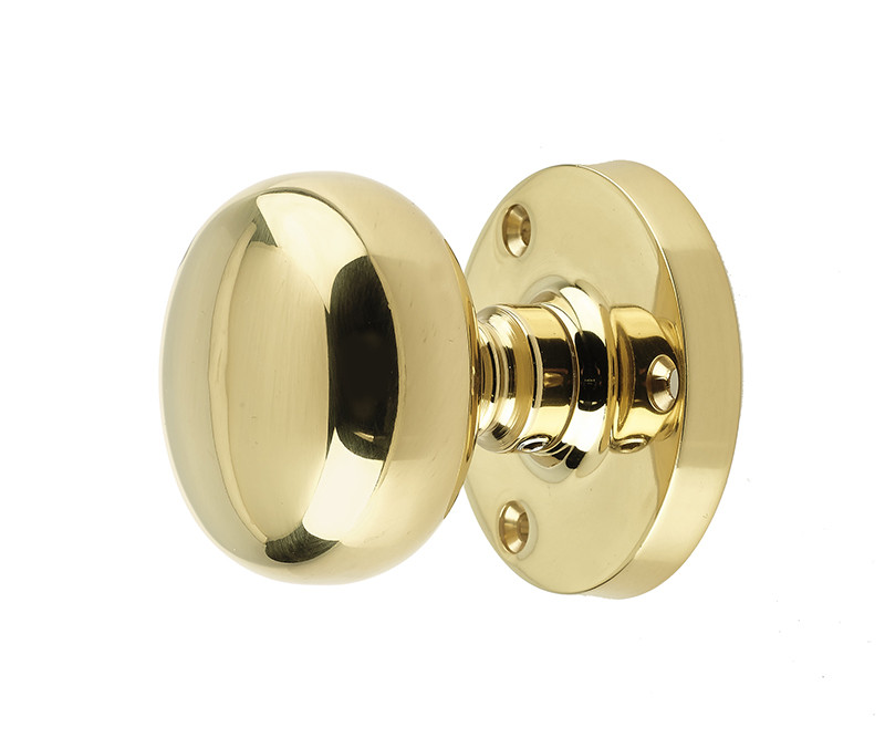 JV35-PB 52mm Mushroom Mortice Knob