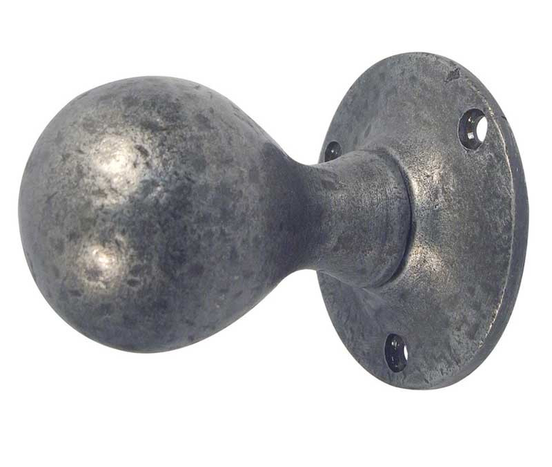 PEW5 Pewter Ball Shape Mortice Knob