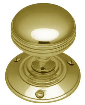 RHM988-PB Heritage Brass Richmond Sprung Mortice Knob