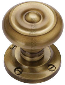 V872-AT Heritage Brass Aylesbury Sprung Mortice Knob