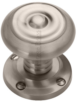 V872-SN Heritage Brass Aylesbury Sprung Mortice Knob