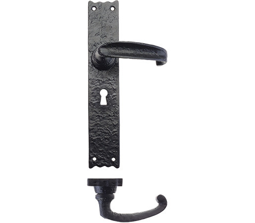 Foxcote Foundries Traditional Long Plate Door Handle - FF511