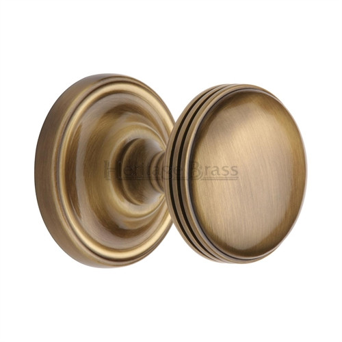 WHI6429-AT Heritage Brass Hampstead Sprung Concealed Mortice Knob