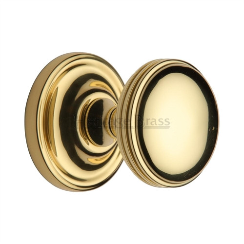 WHI6429-PB Heritage Brass Hampstead Sprung Concealed Mortice Knob